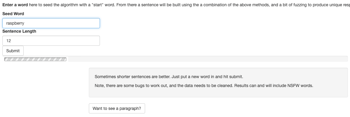 Markov Chain Results