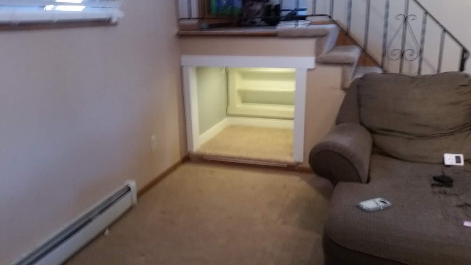 The nook, empty