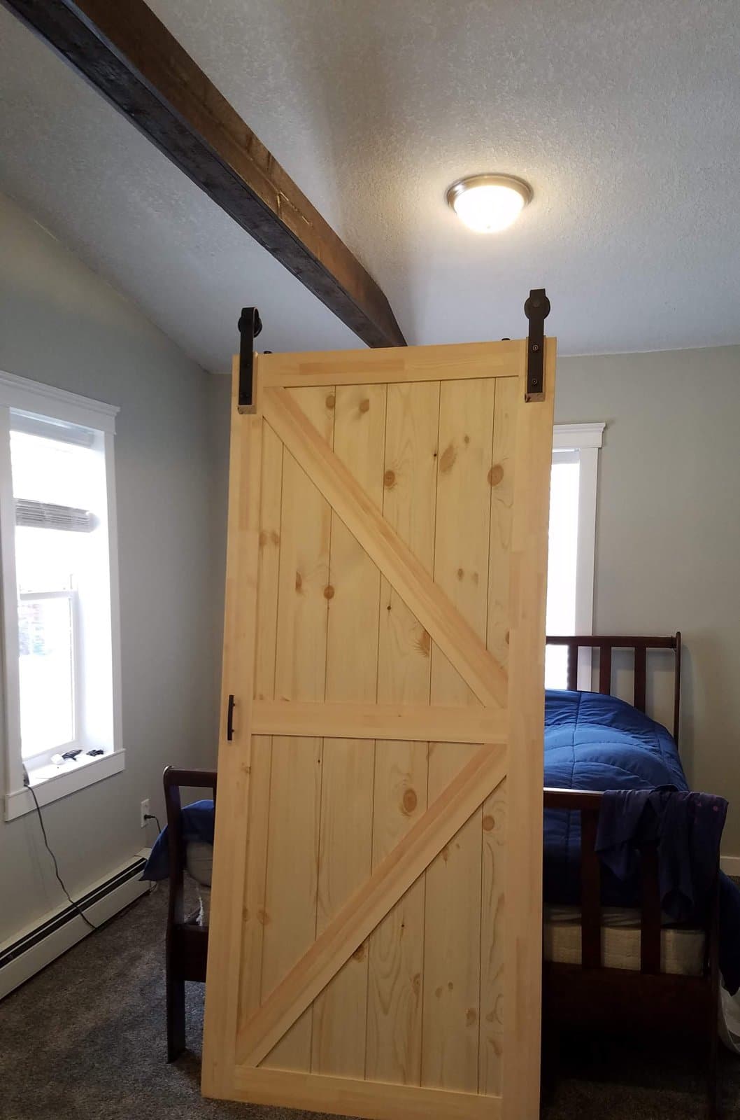 Hanging the barn door