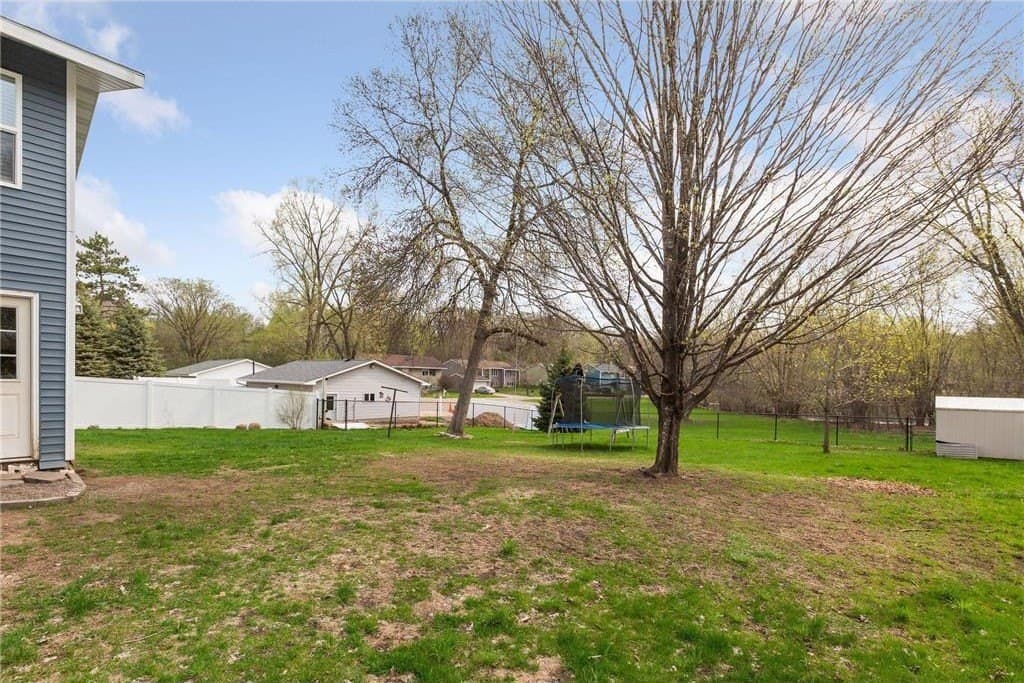 The back yard