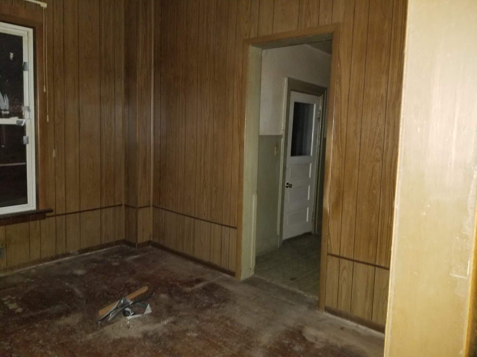 Front room, paneled