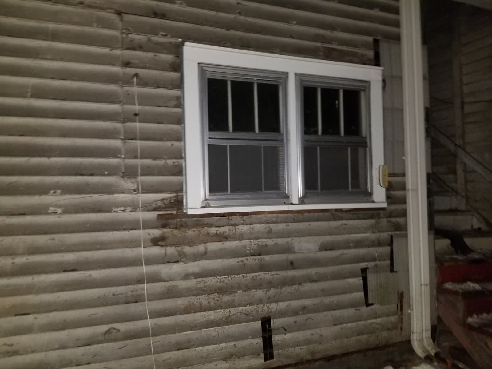 1960s tile siding on the exterior