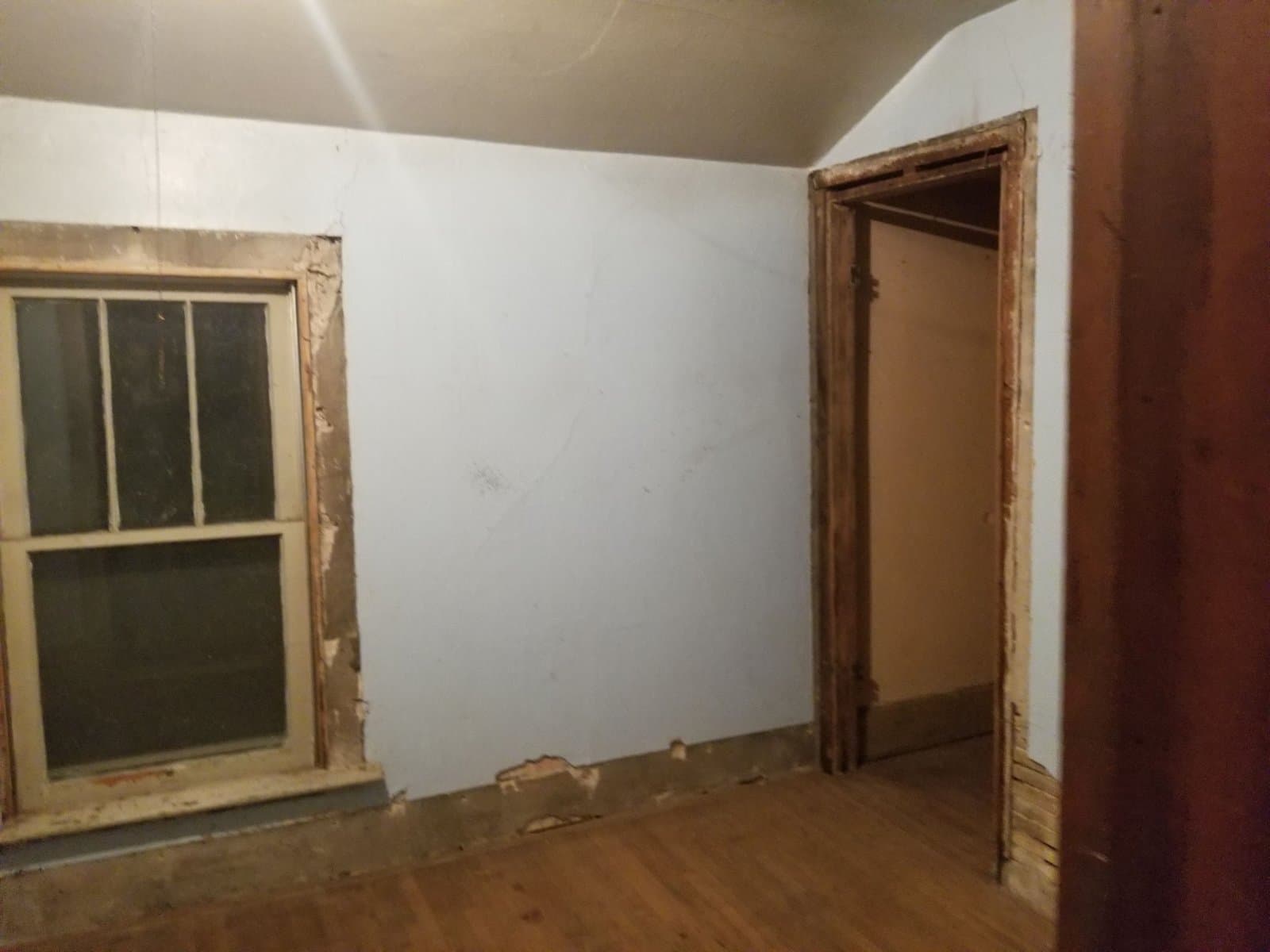 Upstairs bedroom as bought