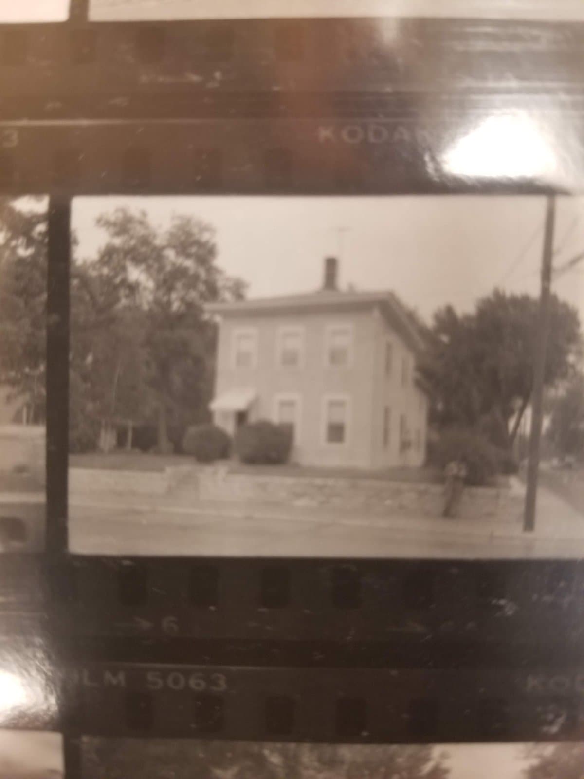 An old photograph of the house, found inside it