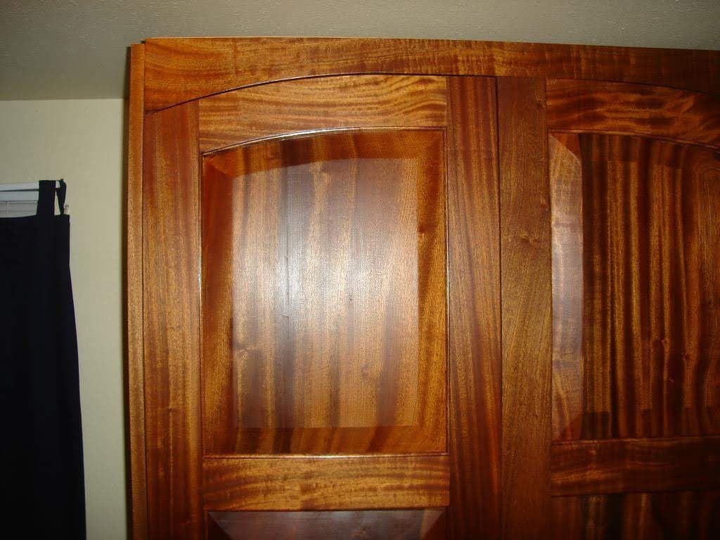 Door panels and frame