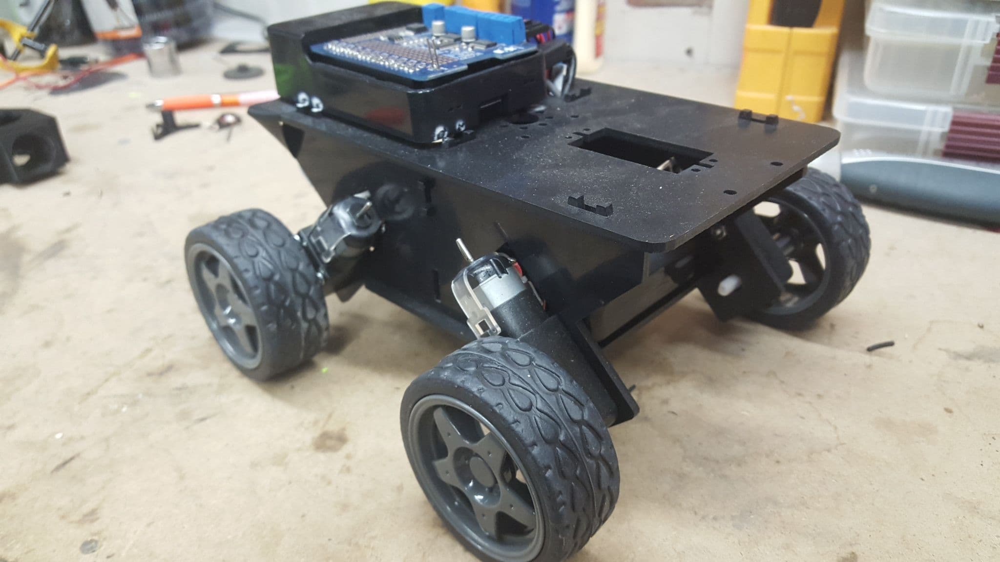 Raspberry Pi car with web controls
